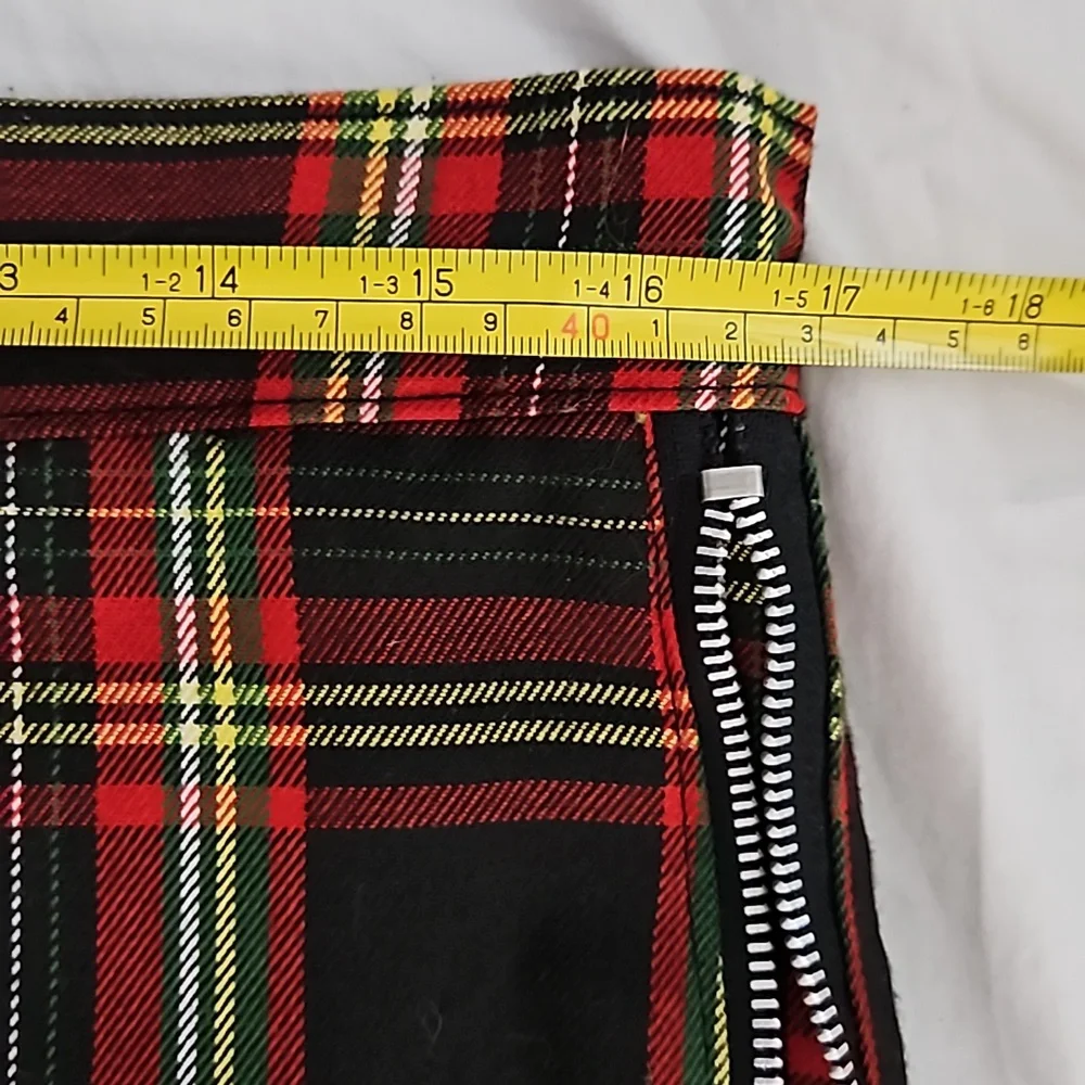 Y2K Vtg Bondage Pants Plaid DOGPILE 90s Rare Gwen Stefani unisex Straps - Picture 14 of 14